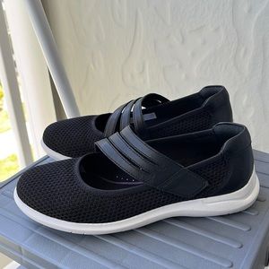 Aravon Power Comfort Mary Jane Knit Black 7W